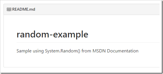 auto-generated README.md text showing on GitHub repo homepage