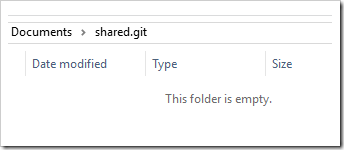 shared.git as a folder name shared.git as a folder name