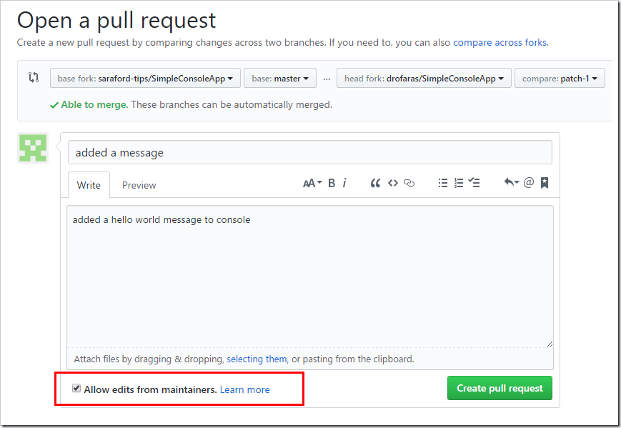 allow edits by maintainers