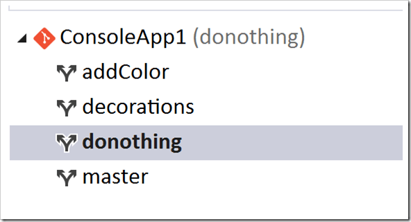 donothing branch switched to